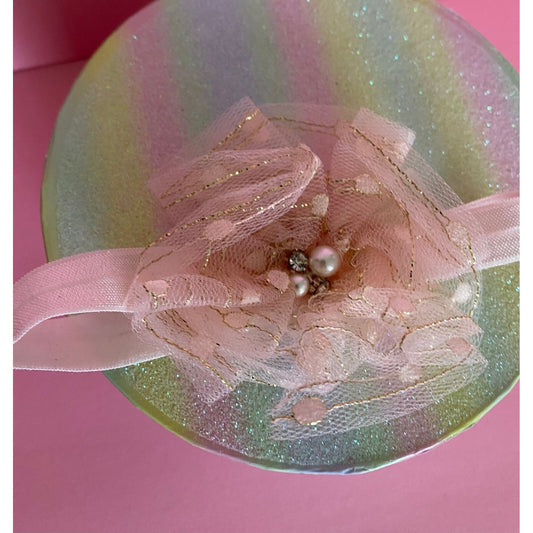 Baby Girl  Headband  Pearl Pink  Multicolor