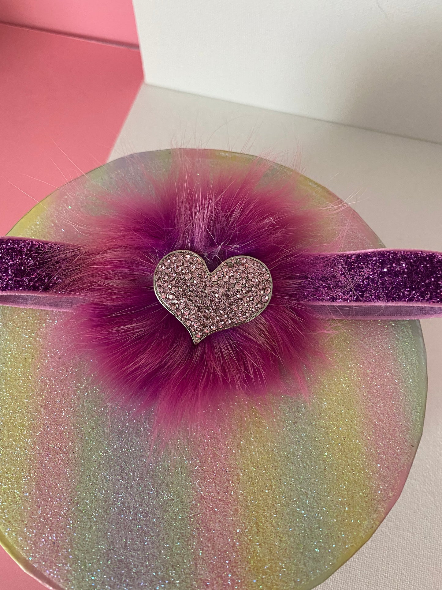 Toddler Girl  Headband Purple  Multicolor