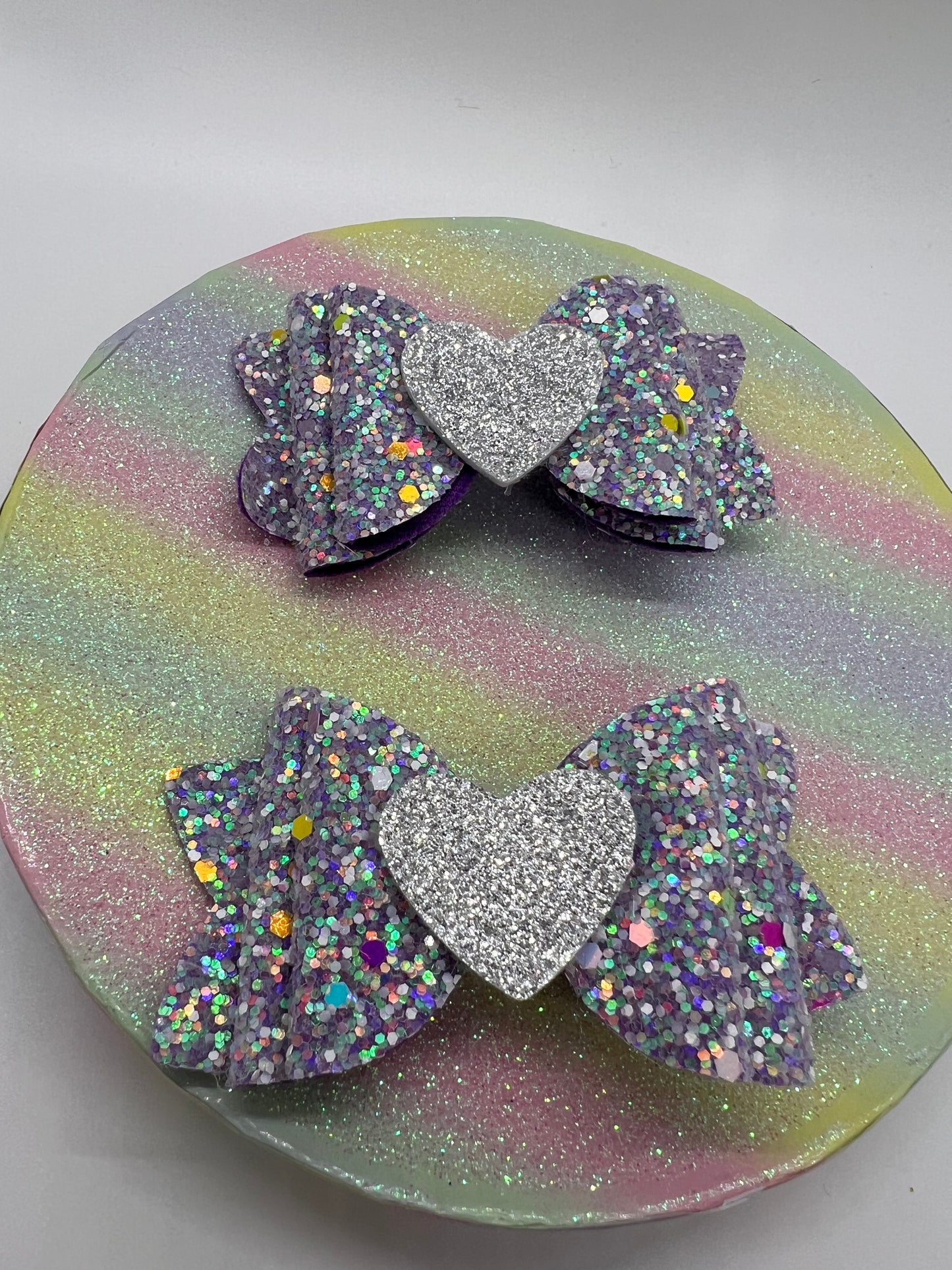 Girls 2pc Butterfly Bow Girl Toddler Hair clip