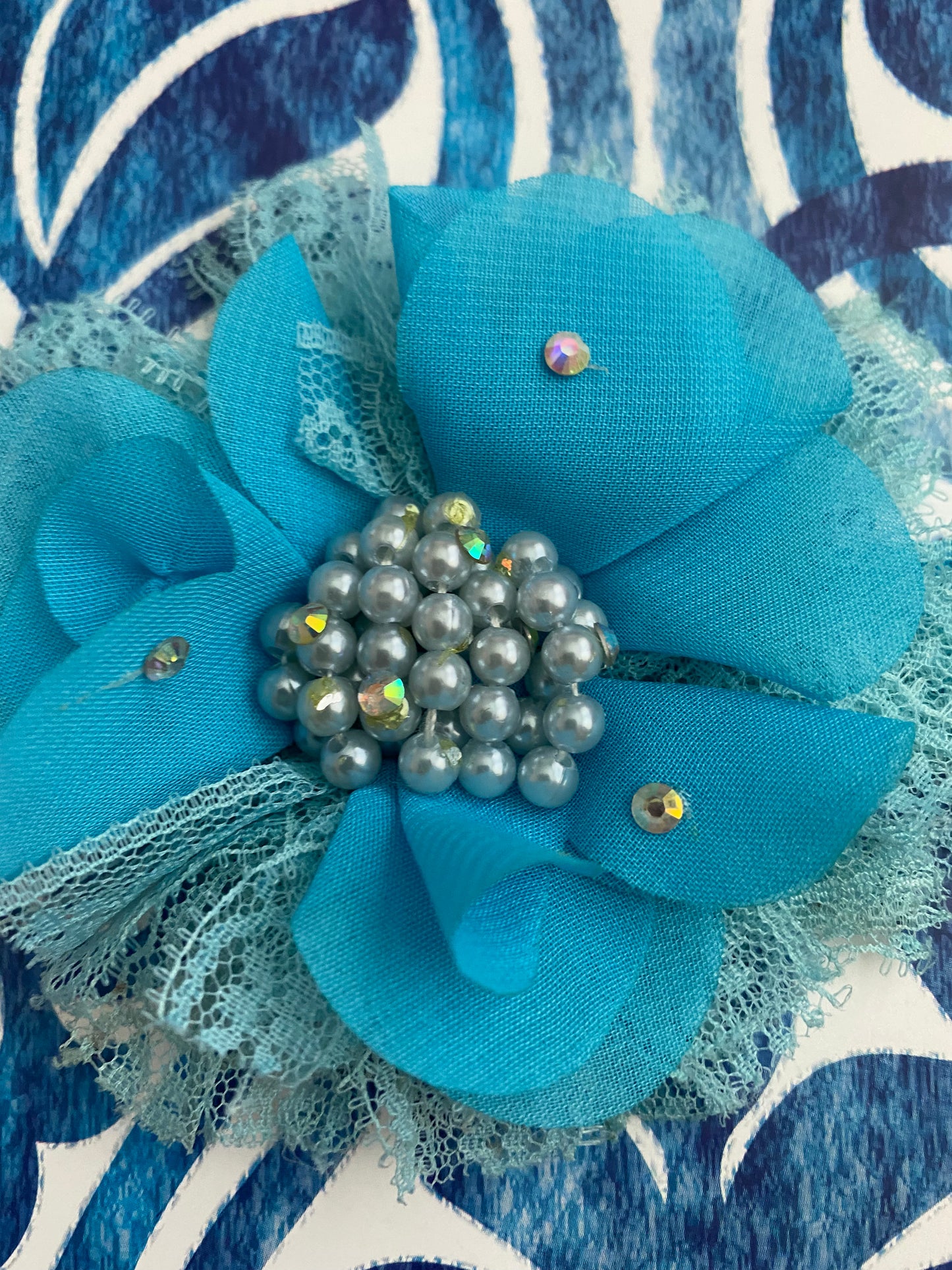 Toddler Girl  Headband Teal turquoise