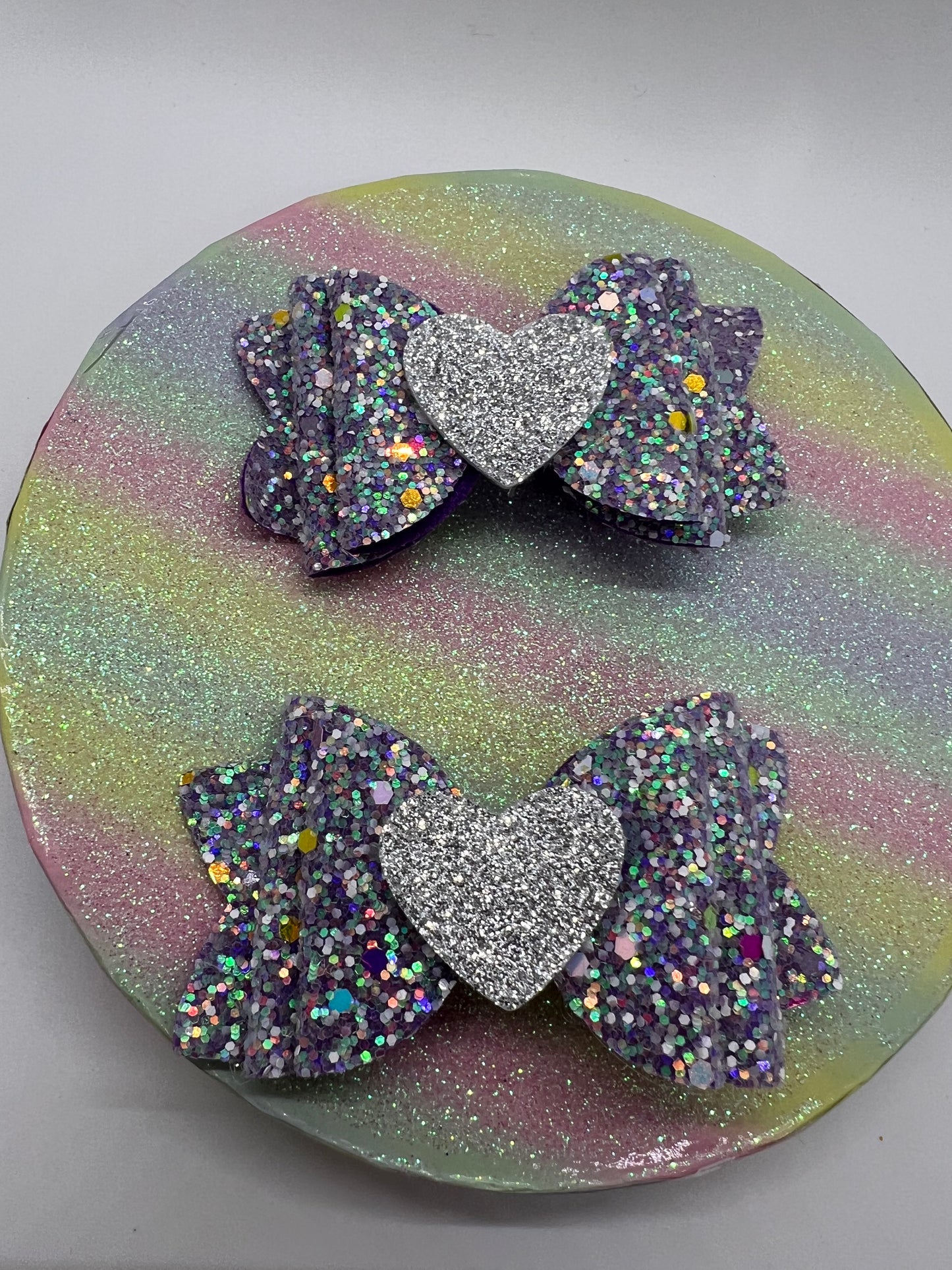 Girls 2pc Butterfly Bow Girl Toddler Hair clip